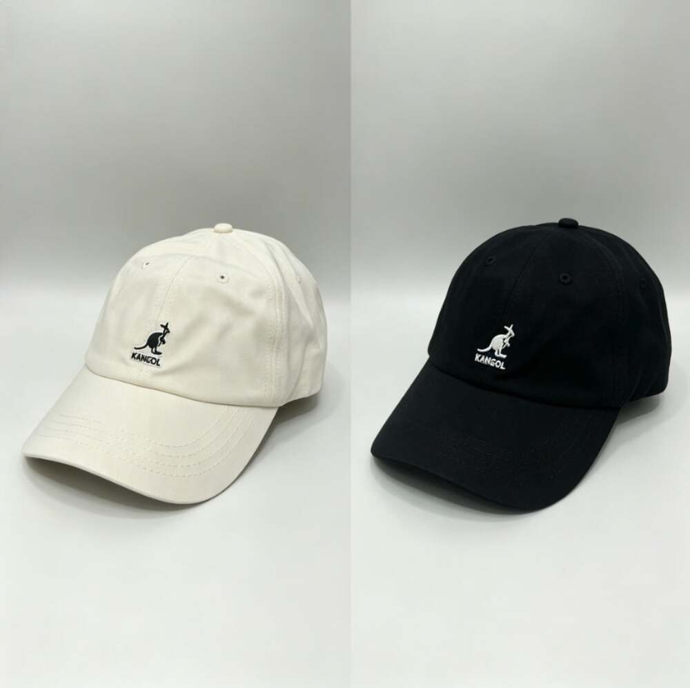 2 Pcs Kangol Baseball Cap Embroidered Logo Adjustable Cotton Dad Hat
